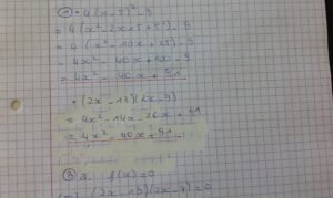 Une copie aérée et soignée