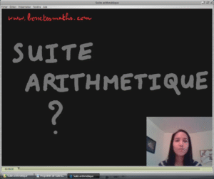 Suite arithmétique [Vidéo](Première)