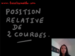 Position relative de deux courbes [Vidéo] (Première)