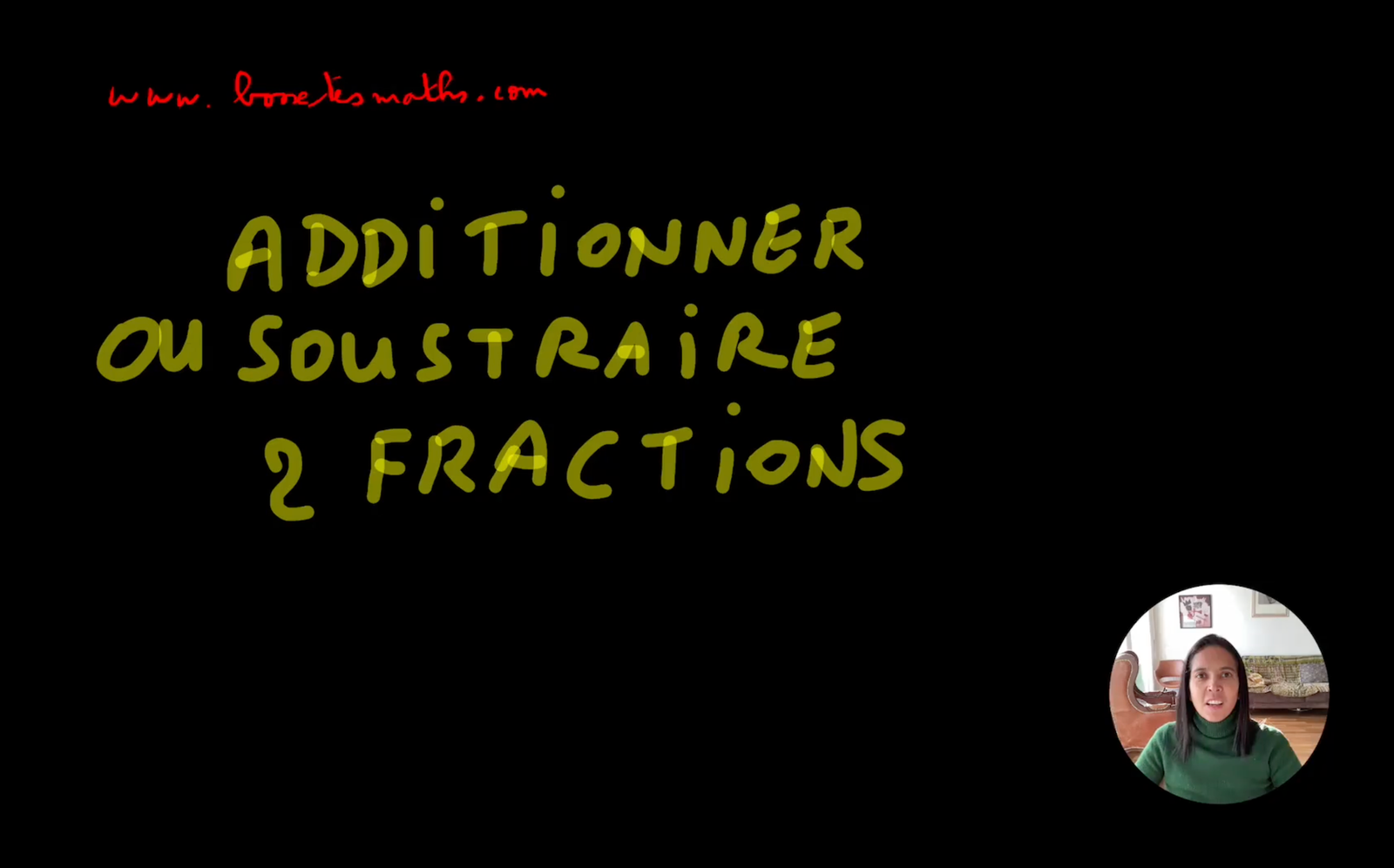 Comment additionner ou soustraire deux fractions ?[Vidéo](Collège)